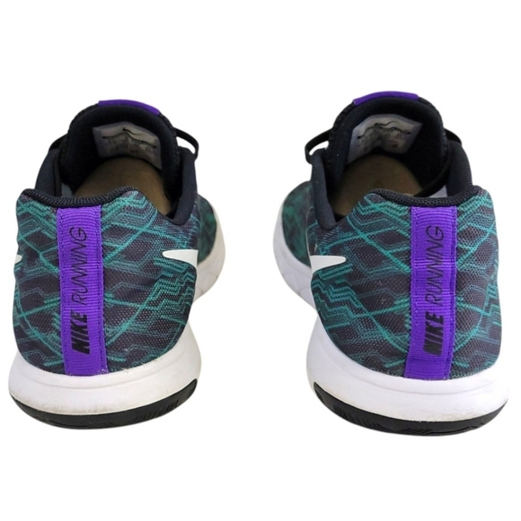 Nike Womens Green and White Activewear Running Shoes Size 8.5 - Picture 4 of 14